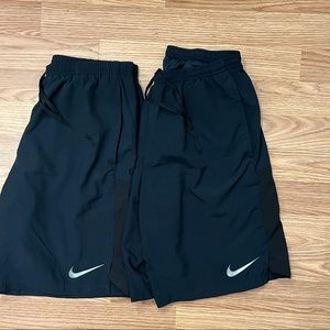 2 Mens Nike running shorts size M